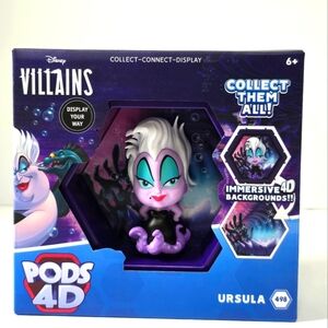 Disney Villains PODS 4D Ursula Figure Collectible Display New in Box